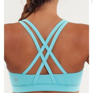 NWOT Lululemon ENERGY BRA NWOT CYAN BLUE
